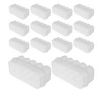 MAGICLULU 20 Pezzi Scatola di Plastica Trasparente per Conservazione Vaccini 7ml con Coperchio, Design Leggero e Struttura a Tenuta Sicura per Uso Medico e Catena del Freddo