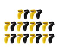 MAGICLULU 20 Pezzi Tagliafili Anello da Dito in Plastico e Metallo, Strumento Facile da Usare per Tagliare Filo da Cucire e Filo da Pesca, Accessorio per Cucito a Mano Colore Casuale