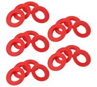 MAGICLULU 20 Pezzi Tappo Terminale per Bobina di Filato Rosso in Plastica | Rocchetti Conici e Bobine di Poliestere, Mantiene Pulito Filo e Riduce gli Intrecci