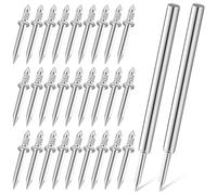 MAGICLULU 200 Pezzi Chiodi a Doppia Testa con Manicotti Elettrozincati, Chiodi Lunghi per Legno e Battiscopa, Kit Fissaggio Sicuro per Appendere Quadri e Mobili su Pareti in Gesso