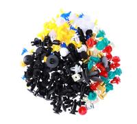 MAGICLULU 200 pezzi Kit Clip Push per Nylon Resistente Rivetti per Pannelli Interni Paraurti e Rivestimenti Modelli Assortiti per Fissaggio Rapido e Antivibrazione