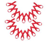 MAGICLULU 200 Spille Nastro Rosso di Sensibilizzazione la Salute del Seno e Aids, Spille a Spillo per Eventi di Beneficenza, Simbolo di Consapevolezza e Solidarietà per Attività