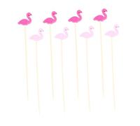 MAGICLULU 200pezzi Stuzzicadenti Design Flamingo per Cocktail Decorazioni per e Appetizer Bar e