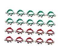MAGICLULU 20pezzi Campanellini da Polso Campanelle Musicali per Ballerini Bracciale Sonaglio Campanelli da Braccialetto Decorazioni Sonore per Feste e Feste Colore Casuale
