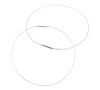 MAGICLULU 2pezzi Anello in Acciaio Inossidabile Per Guarnizione Porta Lavatrice Frontale Morsetto Di Fissaggio Per Sostituzione e Tenuta Sicura Della Guarnizione