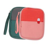 MAGICLULU 2pezzi Borsa Medica Portatile Piccola per Medicinali Borsa di Pronto Soccorso da Viaggio Sacchetto per Medicinali Leggero e Compatto Adatto per Uso Domestico e Attività all Aperto