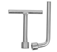 MAGICLULU 2pezzi Chiave Triangolare in Acciaio Inox per Pannello di Controllo Chiave per Armadio di Servizio Utensile per Serratura del Contatore Elettrico