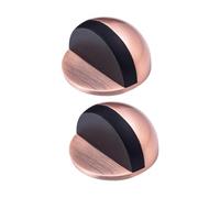 MAGICLULU 2pezzi Fermaporta Rotondo per Pavimento Fermaporta Rotondo in Acciaio per Montaggio su Pavimento Resistente e Pratico per Uso Domestico