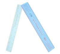 MAGICLULU 2pezzi Righello Argilla Plastica per Sculture Ceramiche Strumento di Misura Multifunzione con Scala Restringimento Utile per Modellare e Disegnare Argilla