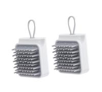 MAGICLULU 2pezzi Spazzola Per Shampoo e Massaggiatore Per Capelluto Per Esfoliazione e Pulizia Profonda Pack