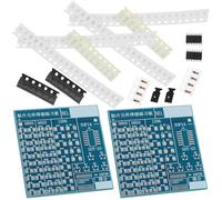 MAGICLULU 2sets Kit Pratica Saldatura per Componenti Elettronici DIY Scheda Elettrica per Allenamento Tecniche e Velocità Adatto Principianti e Professionisti