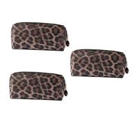 MAGICLULU 3 Borse Da Toeletta Con Stampa Animalier Chic Multifunzionali Con Cerniera Portatili Per Il Viaggio