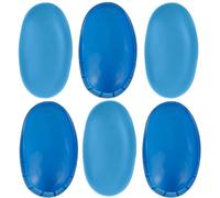 MAGICLULU 3 Paia Copriorecchie Blu in Silicone per Tintura Chioma, Protezione Auricolare Portatile per Uso Domestico e Lavaggio dei Chioma