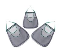 MAGICLULU 3 Pezzi Borsa Portaoggetti Sospesa in Rete per Aglio e Verdure | Poliestere a Trama Mesh, Design Semplice, per Cucine Affollate e Organizzazione Salvaspazio