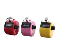 MAGICLULU 3 Pezzi Contatore Manuale Meccanico Portatile Casuale Dispositivo Contafacile Senza Batteria Strumento Resistente per Sport Scuola e Ufficio Conta Fino con Reset Colore Casuale