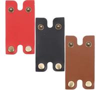 MAGICLULU 3 Pezzi Copri Testina Rasoio di Sicurezza in Pelle Composita, Custodia Protettiva Antigraffio Leggera e Portatile per Viaggio, Guaina Resistente per Testina Rasoio Manuale Uomo