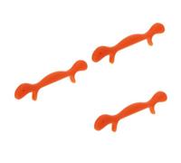 MAGICLULU 3 Pezzi Di Strumento Per Il Sorriso E La Creazione in Silicone Arancione Per Lesercizio Delle Labbra E La Tonificazione Del Viso