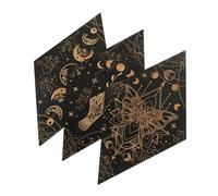 MAGICLULU 3 Pezzi mestiere Appeso Decorazione sospeso Appendiabiti Muro Decorazioni casa appendiscope da Muro soprammobili adornare Arte della Parete Bohémien Svuotare i Mestieri di Legno