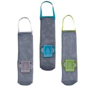 MAGICLULU 3 Pezzi Sacchetti Rete per Frutta e Verdura, Doppia Apertura, Blu | Poliestere a Rete, Pieghevole e Traspirante, Grande Capienza, per Casa e Viaggio