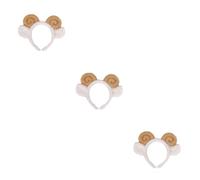 MAGICLULU 3 Pz copricapo scrunchies hair band fasce per animali pecore di peluche vestiario corno Cerchio per con orecchie di pecora fasce per di animali spirale tornante Sirena