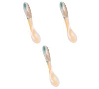 MAGICLULU 3 Pz Cucchiaio per maschera a conchiglia paletta per mescolare il caviale spatola facciale palette spatole maschera cucchiaio per mescolare la maschera cura della pelle attrezzo