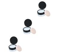 MAGICLULU 3 Pz custodia per polvere vuota vuoto polvere compatta compatta barattolo vuoto di polvere sfusa contenitori custodia in polvere porta piumino cipria di toner vuota
