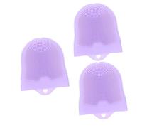 MAGICLULU 3 Pz Massaggio Detergente Finger Cots blackhead removal strenna di natale spazzola per il viso per uso domestico spazzola per il viso domestica spazzola per il lavaggio del viso