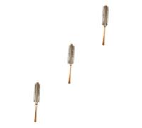 MAGICLULU 3 Pz Pettine a Cilindro Dorato Spazzola Rotonda Per Asciugare Spazzola Per Asciugare i Per Lo Styling Per L'asciugatura Piccola Per Plastica