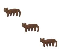 MAGICLULU 3 Pz pettine da massaggio per gatti massaggiatore utensili attrezzo pettine a denti larghi Pettine per massaggio del cuoio capelluto il gatto pettine di legno Sandalo