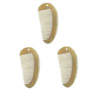 MAGICLULU 3 Pz pettine portatile le affidabili easy comb stationary le signore massaggiatori del cuoio capelluto dente Bene pettini perforanti corna Corno di yak Fluffer piastra per