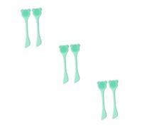MAGICLULU 3 Set Di Spazzole Esfolianti Per La Pelle Del Viso Con Setole Delicate Per La Pelle Delle Donne in Silicone Verde 2 Pezzi * 3