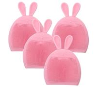 MAGICLULU 3 Set Di Spazzole Per La Pulizia Del Viso in Silicone Spazzola Manuale Per Il Viso Dispositivo Per La Pulizia Del Viso Setole Delicate Per Le Donne 4 Pezzi*3