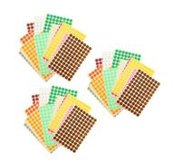 MAGICLULU 3 Set Etichette Rotonde Colorate per Codifica Colore Adesivi Resistenti Allumidità per Scuola e Progetti Creativi