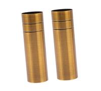 MAGICLULU 3 Set Involucro Lampadario Candele Parti Di Lampadari Di Cristallo Coperchio Della Copertura Della Base Della Lampada Del Lampadario Ferro Da Stiro Golden 2 Pezzi * 3