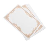 MAGICLULU 30 pezzi Carta Pergamena per Certificati Vuota Stampabile e Scrivibile per Diplomi Scuola Superiore Elegante