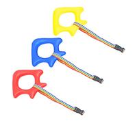 MAGICLULU 3pezzi Corda Di Sicurezza Per Ragazzo Ragazza Manici Colorati Per Attività All Aperto Per Scuole Materne e Gite Guinzaglio Portatile Per Passeggiate Sicure