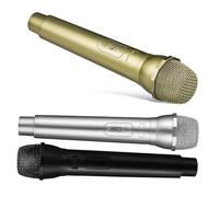 MAGICLULU 3pezzi Microfoni Finti Di Simulazione in Plastica Realistici Per Giochi Di Ruolo e Palcoscenico Design Elegante e Leggero Per Feste e Eventi