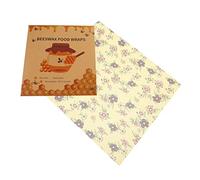 MAGICLULU 3pezzi Pellicole in Cera d Api per Cucina Riutilizzabili per Ciotole e Conservazione Alimentare Tessuto Cerato Sostenibile per Frigorifero