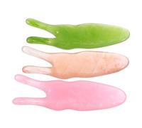 MAGICLULU 3pezzi Strumenti Per Massaggio Nasale Resina Naturale Raschietti Due Punte e Relax Del Facili Usare e Sicuri Per