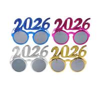 MAGICLULU 4 Pezzi 2026 per La Vigilia di Capodanno, in Plastica per Capodanno, con Numeri Divertenti Classe Del 2026 Laurea per Feste di Laurea Forniture per Foto di Scena