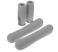 MAGICLULU 4 Pezzi Cuscini Imbottitura per Stampelle Sotto Ascelle e Impugnature, Copriimpugnature Elastico per Deambulatore e Bastoni da Passeggio, Accessori Regolabili per Supporto