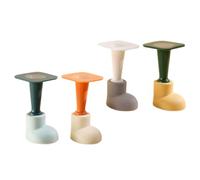 MAGICLULU 4 Pezzi Fermaporta da Parete Antiscivolo in PP e TPR, Silenzioso | Casa e Ufficio, Design Contemporaneo, Assorbe Vibrazioni, Protegge Porta e Parete