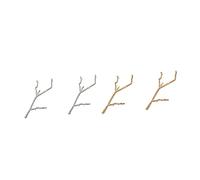 MAGICLULU 4 Pezzi Semplice Ramo Barrettes Retro Accessorio Ragazza Decori Ramo Bobby Pin Donna Copricapo Ramo Modellazione Tornante Semplice Ramo Clip Di Ragazza Copricapo