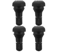 MAGICLULU 4 Pezzi Tr412 Valvola Per Pneumatici Auto Valvola Per Pneumatici Tubeless Valvola in Gomma A Scatto Universale Per Fori Per Cerchi Tubeless Su Pneumatici Per Veicoli Standard Nero