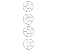 MAGICLULU 4 Pz Alzata Per Lattiera Diffusore Di Holderm Supporto Wok Caffettiera Diffusore Per La Casa Anello Wok Per Fornelli a Gas Griglia Bruciatore a Gas Stufa Stand Lega Di Zinco