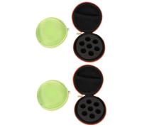 MAGICLULU 4 Pz custodia per bottiglia di olio essenziale borsa rotonda per olio essenziale diffusore portatile cofanetto profumi Custodia per profumi valigia borse portabottiglie portatile