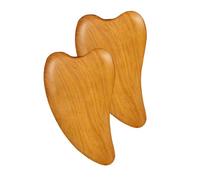 MAGICLULU 4 Pz Pastiglie Raschianti Massaggiatore Facciale Accessorio Per Sollievo Muscolare Strumenti Di Massaggio Asse Massaggiatori Portatili Tavola Di Raschietto Triangolo Di Legno