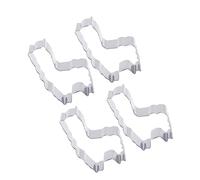 MAGICLULU 4 Pz per torte gadget cucina kitchen gadgets tagliabiscotti stampo per biscotti fette biscottate stampo taglia biscotti stampo a forma di alpaca Silver