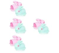 MAGICLULU 4 Set Di Spazzole Per Il Cuoio Capelluto Per Neonati Spazzola Delicata Per Per Bambini Piccoli Spazzola Morbida Per Il Lavaggio Del Cuoio Capelluto Per Neonati 2 Pezzi * 4