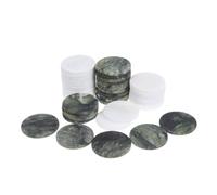 MAGICLULU 40 Pezzi Pietre Naturali per Giochi Acqua Resistenti e Compatte per Spiaggia Piscina e Fiume Pietre Piattine per e Decorazione Te